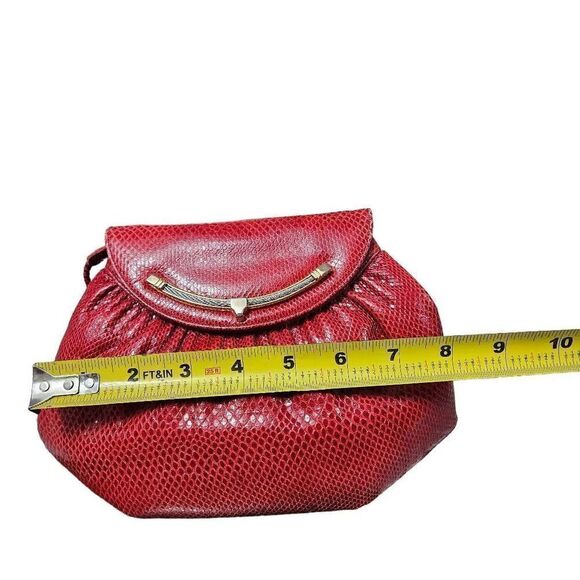 Finesse La Model red small  clutch/crossbody bag - Picture 11 of 12